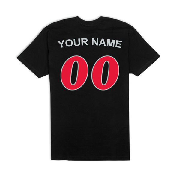 Indianapolis Indians Adult Black Wordmark Tee