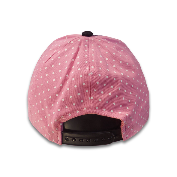 Indianapolis Indians Youth Black/Pink Dots Adjustable Cap