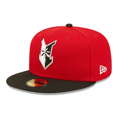 Indianapolis Indians Red/Black New Era Home Authentic On-Field 59FIFTY Cap