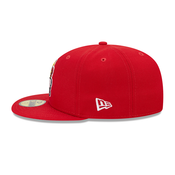 Indianapolis Indians Red Rowdie Marvel's Defenders of the Diamond Authentic On-Field New Era 59FIFTY Cap