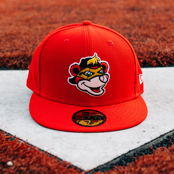 Indianapolis Indians Red Rowdie Marvel's Defenders of the Diamond Authentic On-Field New Era 59FIFTY Cap