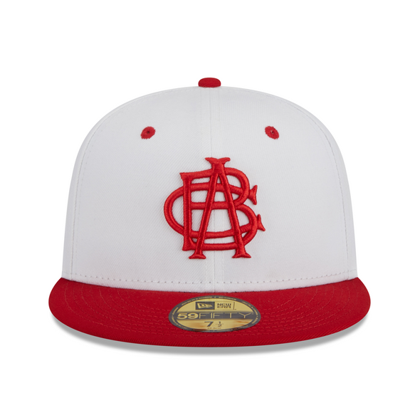 Indianapolis ABC's White/Red Official On-Field New Era 59FIFTY Cap