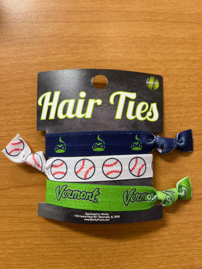 Vermont Lake Monsters 3-Pack Hair Ties
