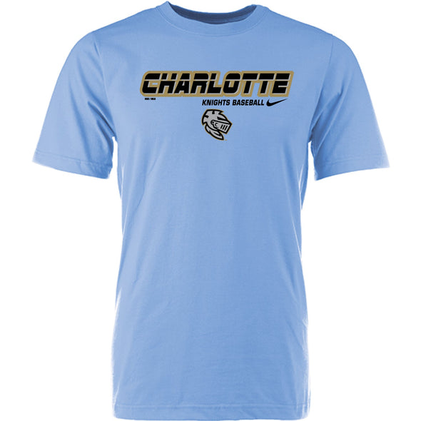 Charlotte Knights Nike Gold Charlotte Tee