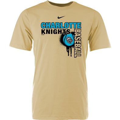 Charlotte Knights Nike Baseball Splatter Tee