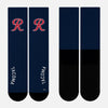 Tacoma Rainiers Navy R Logo Socks