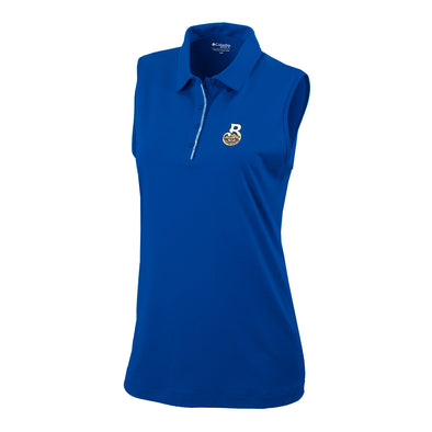 Columbia Women's Tend the Ball Tank Royal Blue with Shuckers Home Logo