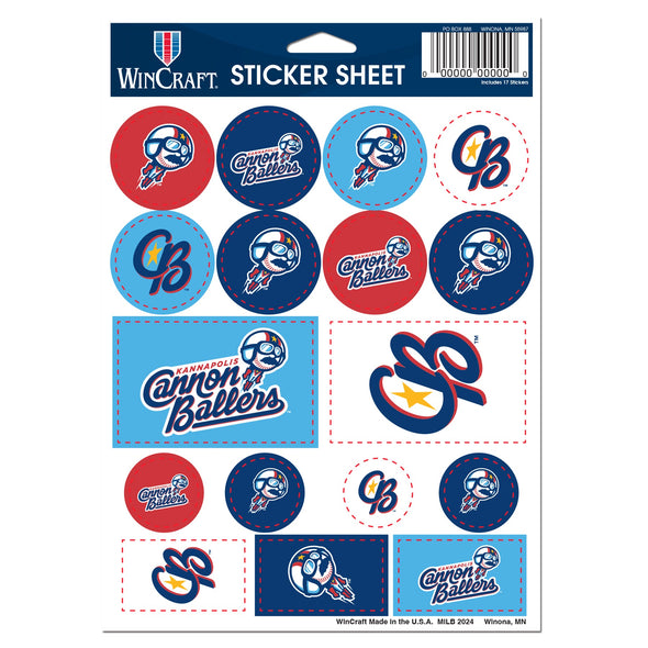 2024 Cannon Ballers Sticker Sheet