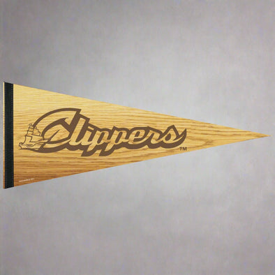 Columbus Clippers Wincraft Wood Grain Pennant