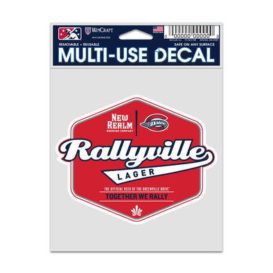 Greenville Drive X New Realm Rallyville Wincraft Fan Decal