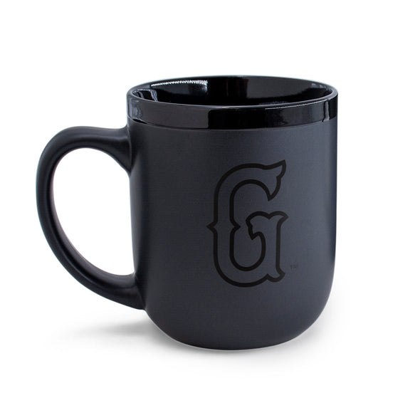 Greenville Drive Wincraft Black Ceramic Mug