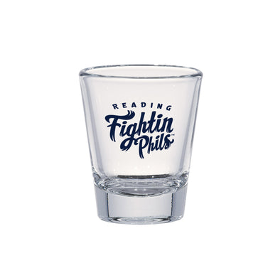 Reading Fightin Phils Primary Logo Shot Glass