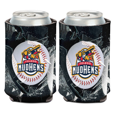 Toledo Mud Hens Shatter Glass Can Coozie
