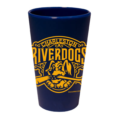 Charleston RiverDogs Silicone Pint Glass