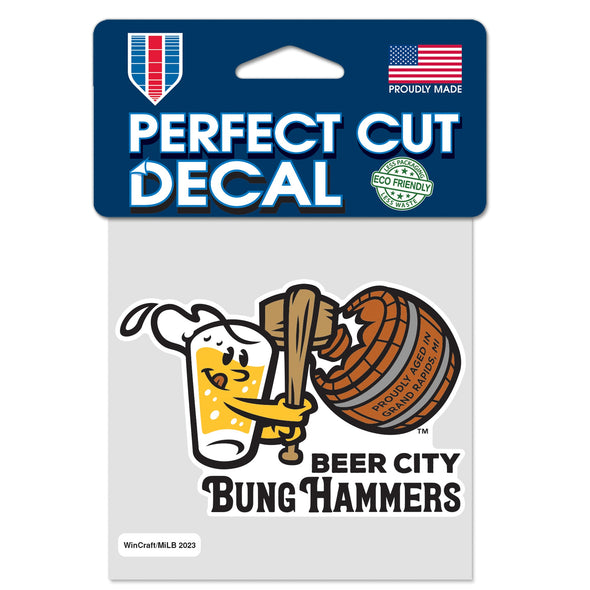 Beer City Bung Hammers Window Decal