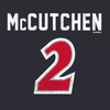 Indianapolis Indians Adult Black Andrew McCutchen Name and Number Tee
