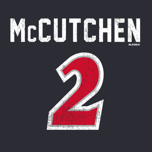 Indianapolis Indians Adult Black Andrew McCutchen Name and Number Tee