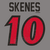 Indianapolis Indians Adult Grey Road Paul Skenes Name and Number Tee