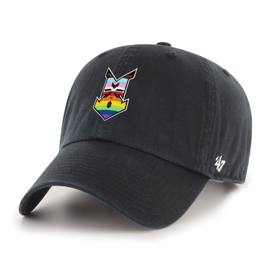 Indianapolis Indians '47 Adult Black Pride Clean Up Adjustable Cap