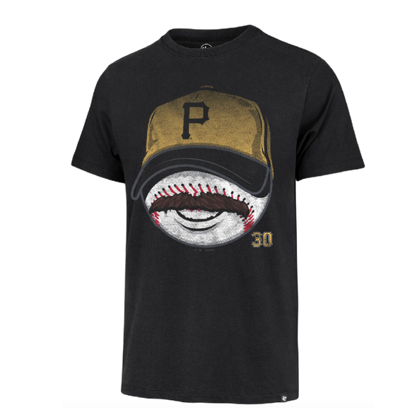 Indianapolis Indians '47 Adult Black Paul Skenes Stache Tee