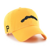 Indianapolis Indians '47 Adult Gold Paul Skenes Stache Adjustable Clean Up Cap