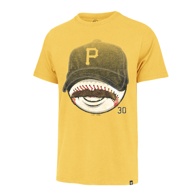 Indianapolis Indians '47 Adult Gold Paul Skenes Stache Tee