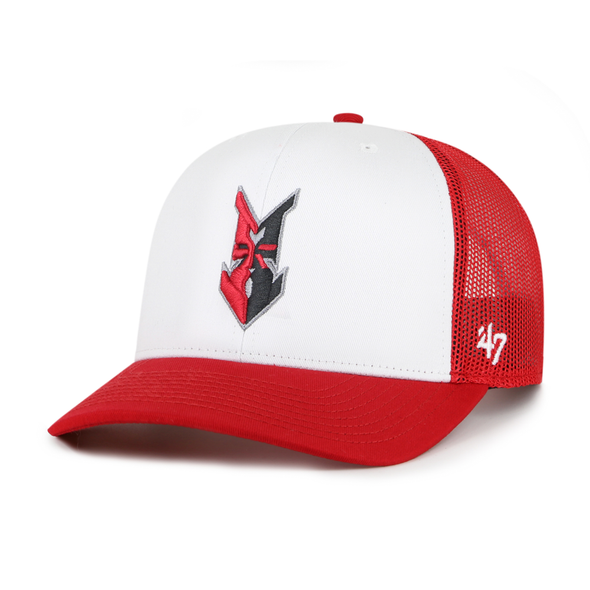 Indianapolis Indians '47 Adult Red Freshman Trucker Adjustable Snapback Cap