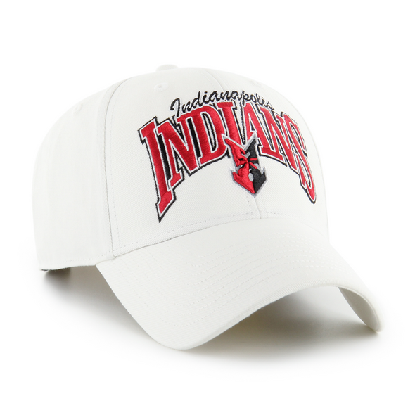 Indianapolis Indians '47 Adult White Keystone MVP Adjustable Snapback Cap