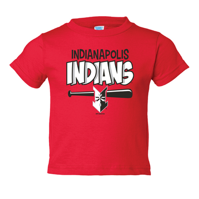 Indianapolis Indians Infant Red Sulfer Tee