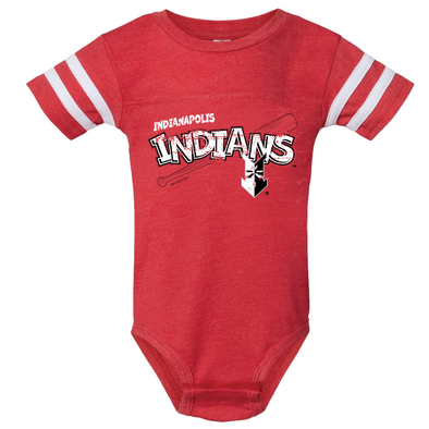 Indianapolis Indians Infant Red Tippo Bodysuit Onesie