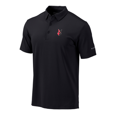 Indianapolis Indians Columbia Black Road Omni-Wick Drive Polo