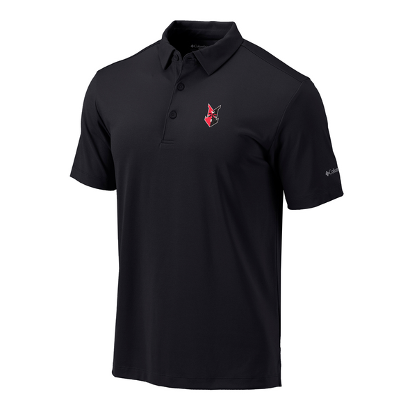 Indianapolis Indians Columbia Black Road Omni-Wick Drive Polo