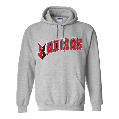 Indianapolis Indians Adult Grey Wordmark Hoodie