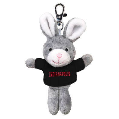 Indianapolis Indians Plush Bunny Keychain