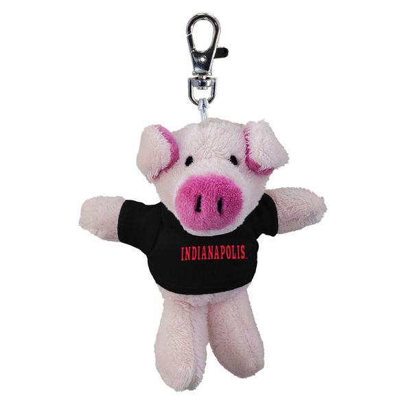 Indianapolis Indians Plush Pig Keychain