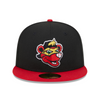 Indianapolis Indians Black/Red Rowdie Marvel's Defenders of the Diamond Authentic On-Field New Era 59FIFTY Cap