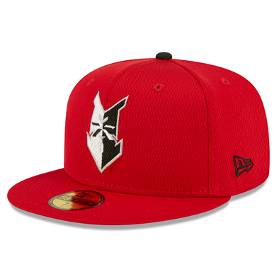 Indianapolis Indians Red New Era Batting Practice Authentic On-Field 59FIFTY Cap