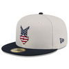 Indianapolis Indians 2024 Stars n'Stripes New Era Authentic On-Field 59FIFTY Cap