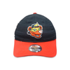 Indianapolis Indians Youth Black/Red Rowdie Marvel Defenders of the Diamond New Era 9Twenty Adjustable Cap