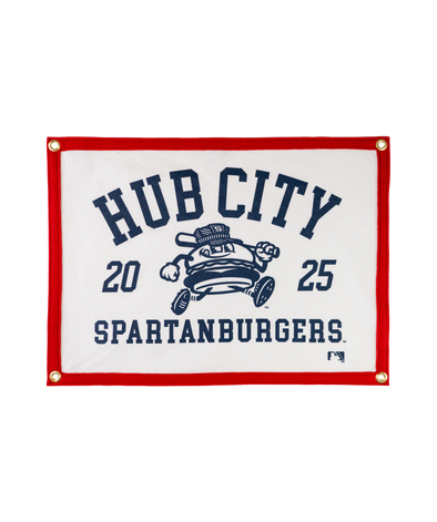 Hub City Spartanburgers Camp Banner 18" x 24"