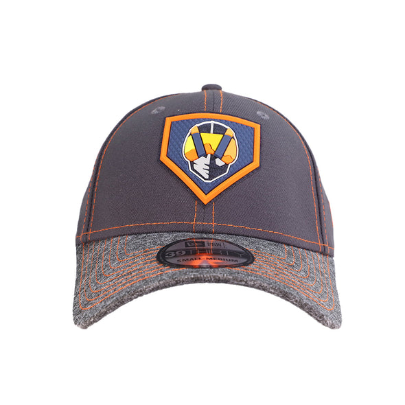 Las Vegas Aviators New Era Aviator Plate 2022 Clubhouse Graphite 39THIRTY Stretch Fit Hat