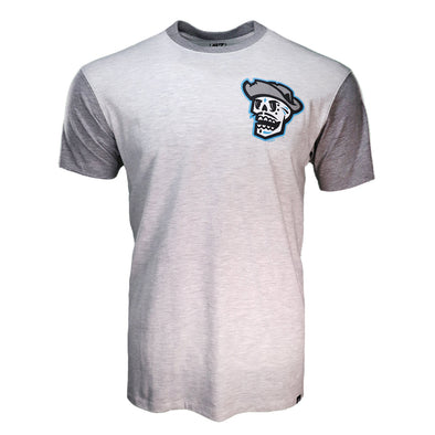 Men's Reyes de Plata Skull Heather White/Gray Double Header '47 Cannon Tee