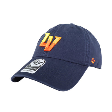 Las Vegas Aviators '47 Brand LV Heritage Navy Clean Up Strapback Hat