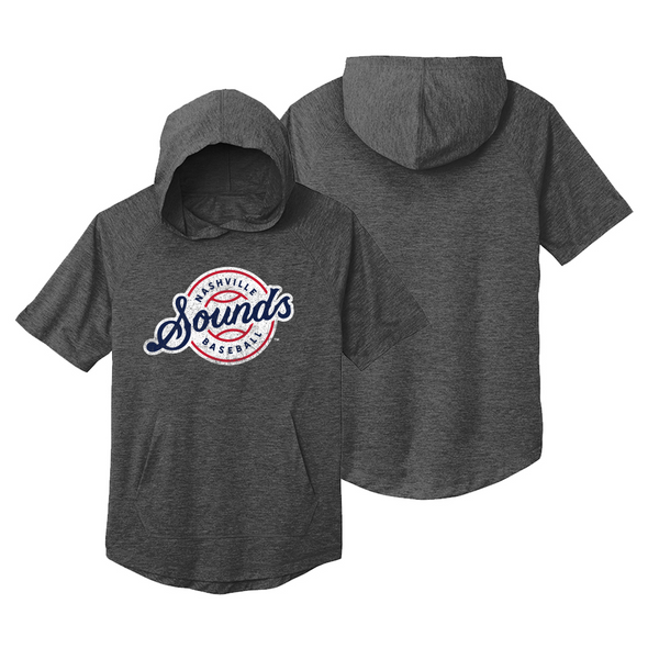 Nashville Sounds 108 Stitches Dark Grey SS Hoodie