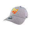 Las Vegas Aviators '47 Brand LV Gray Full Count Clean Up Strapback Hat