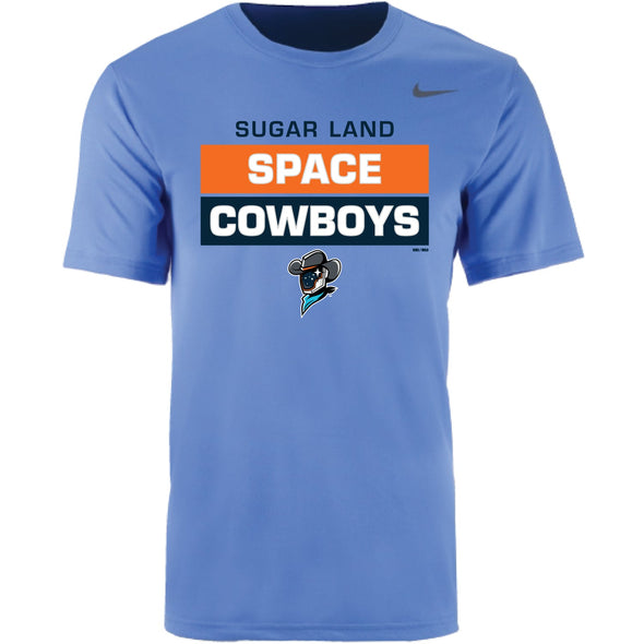 Sugar Land Space Cowboys Nike Tee Legend Light Blue - FINAL SALE