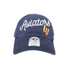 Women's Las Vegas Aviators '47 Brand Aviators LV Navy Millie Clean Up Strapback Hat