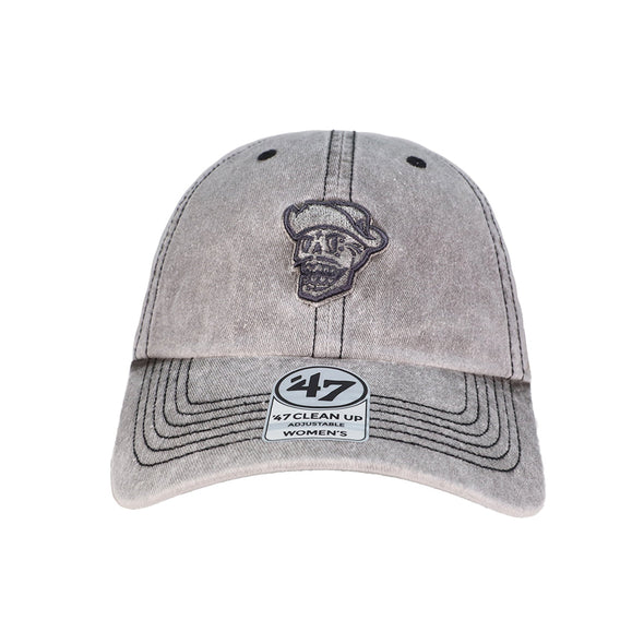 Women's Las Vegas Reyes de Plata '47 Brand Skull Black Mist Clean Up Strapback Hat