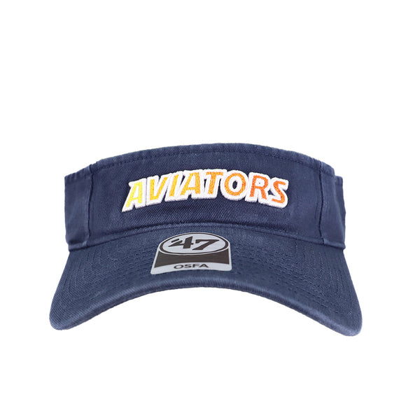 Las Vegas Aviators '47 Brand Aviators Navy Clean Up Velcroback Visor