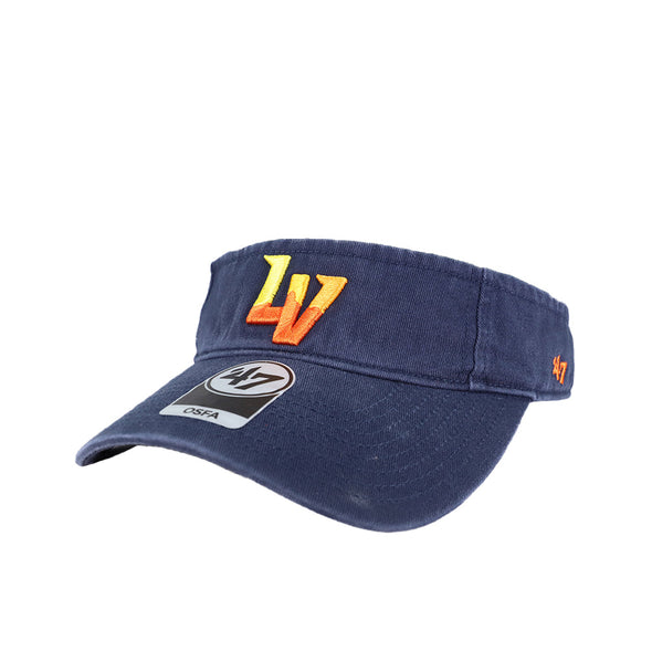 Las Vegas Aviators '47 Brand LV Navy Clean Up Velcroback Visor